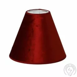 Roma Lampskärm Toppring Vinröd 22cm