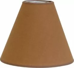 HALLBERGS BELYSNING Sabina Lampskärm Koppar Linne B22H19cm