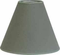 HALLBERGS BELYSNING Sabina Lampskärm Softgrön Linne B22H19cm