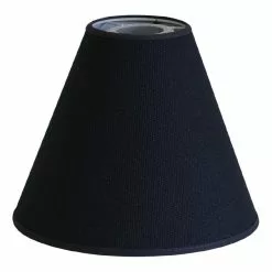 HALLBERGS BELYSNING Studio 54 Lampskärm Svart 22cm Toppring E27