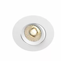 Hidealite Comfort Downlight G3 Tilt 10cm Vit Tune