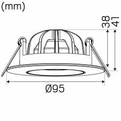 Hidealite Comfort Downlight G3 Tilt 10cm Vit Tune -Taklampor affär hide a lite comfort downlight g3 tilt 10cm vit tune 3