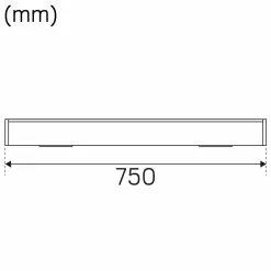 Hidealite Extend G2 LED-list 75cm 4000K -Taklampor affär hide a lite extend g2 led list 75cm 4000k 4