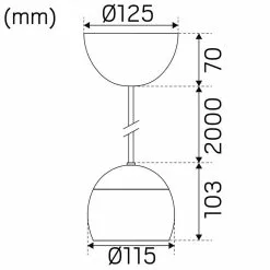 Hidealite Globe Pendel 12cm Svart Tune -Taklampor affär hidealight globe pendel 12cm svart tune 5