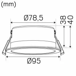 Hidealite Level Quick Iso Svart 3000K -Taklampor affär hidealite level quick iso svart 3000k 4
