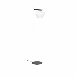 Konsthantverk DK Golvlampa Svart/Opal 129cm