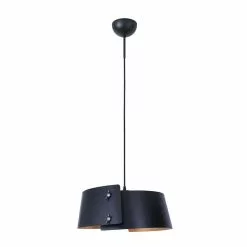 Konsthantverk Glipa Taklampa Svart/Råmässing