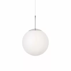 Konsthantverk Glob Krom/Vit 20Cm Taklampa