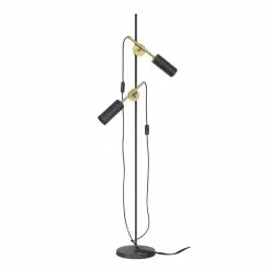 Konsthantverk Stav Golvlampa 2-Låg Svart