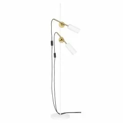 Konsthantverk Stav Golvlampa 2-Låg Vit