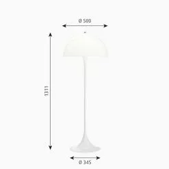 Louis Poulsen Panthella Golvlampa V2 Opal/Vit -Taklampor affär louis poulsen panthella golvlampa v2 opalvit 3