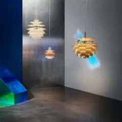 Ph Kotte Mässing 48cm Taklampa -Taklampor affär louis poulsen ph kotte massing 48cm taklampa 5 2