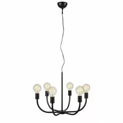 Markslöjd Amistoso Taklampa 6L Svart