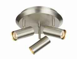 Markslöjd Barcelona Stål 3L Takspotlight