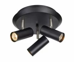 Markslöjd Barcelona Svart 3L Takspotlight