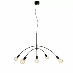 Markslöjd Crux Taklampa 5L Svart