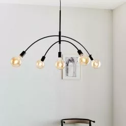 Markslöjd Crux Taklampa 5L Svart -Taklampor affär markslojd crux taklampa 5l svart 3