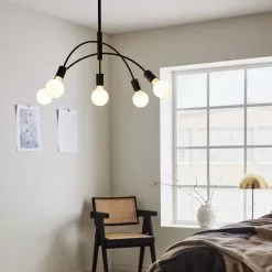 Markslöjd Cygnus Taklampa 5L Svart -Taklampor affär markslojd cygnus taklampa 5l svart 3