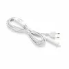 Expand Vit Startkabel Med Eu Kontakt Och Strömbrytare 3,5m