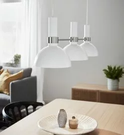 Markslöjd Larry Vit/Stål 3L Taklampa -Taklampor affär markslojd larry vitstal 3l taklampa 4