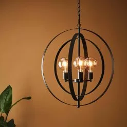 Markslöjd Orbit Taklampa 70cm Matt Svart -Taklampor affär markslojd orbit taklampa 70cm matt svart 2