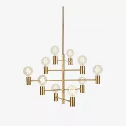 Markslöjd Paris Takkrona 75cm 10xE27 Mörk Mässing