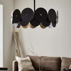 Markslöjd Vegas Taklampa 3L Svart/Mässing -Taklampor affär markslojd vegas taklampa 3l svartmassing 3