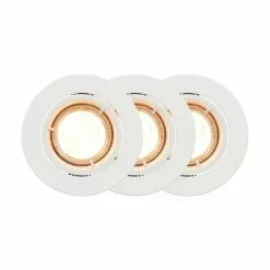 Nordlux Carina Smarta Spotlights 3-pack Rund Vit