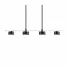 Nordlux Clyde Svart 4-Pendel