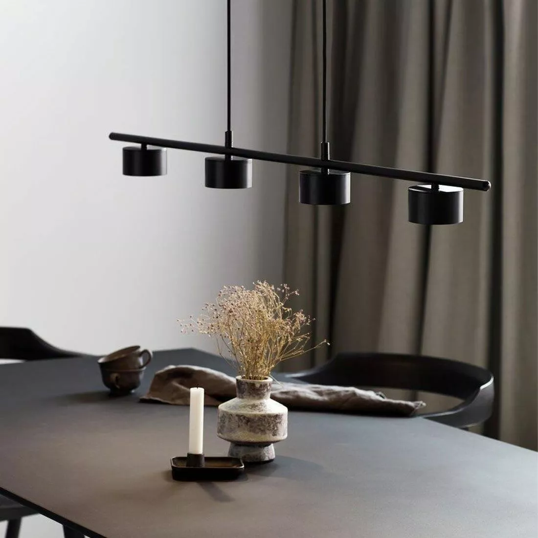 Nordlux Clyde Svart 4-Pendel 2 Nordlux Clyde Svart 4-Pendel - Bild 2