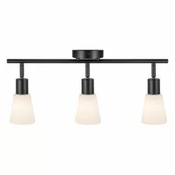 Nordlux Cole 3 Spotlightskena Svart/Opal