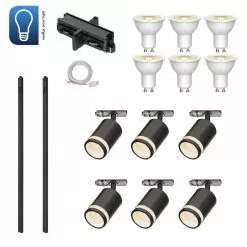 Nordlux Link Rondie Smart Skeensystem Stort Svart 200cm