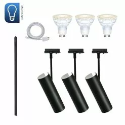 Nordlux Mib 6 Smart Skensystem Litet Svart 100cm