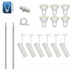 Nordlux Mib 6 Smart Skensystem Stort Vit 200cm