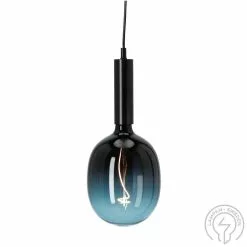 Star Trading Taklampan Tom Blå/Svart 40cm 4W