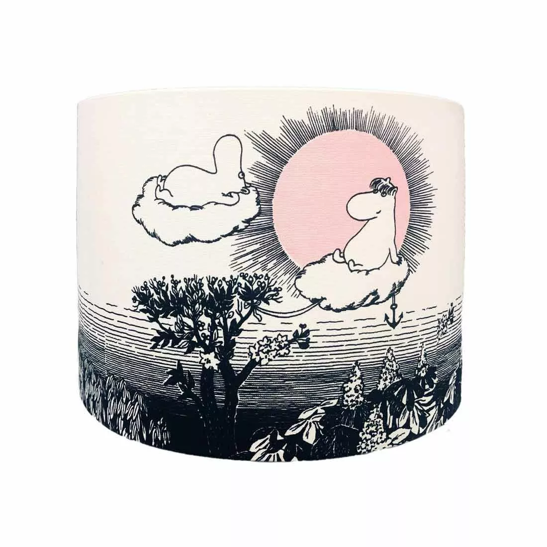 PR Home Mumin The Sky Lampskärm Vit 35cm 1 PR Home Mumin The Sky Lampskärm Vit 35cm